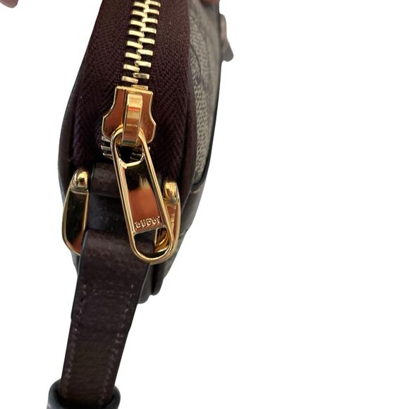 Gucci GG Supreme Ophidia Mini Crossbody Bag Beige/Ebony Coated Canvas NEW - Picture 11 of 14